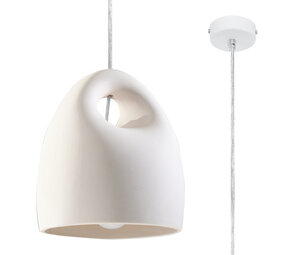 Sollux Lighting Hängeleuchte Keramik Lampe BUKANO - 1x E27 Fassung - max. 60W - exkl. LED's Sollux Lighting Hängeleuchte Keramik Lampe BUKANO - 1x E27 Fassung - max. 60W - exkl. LED's