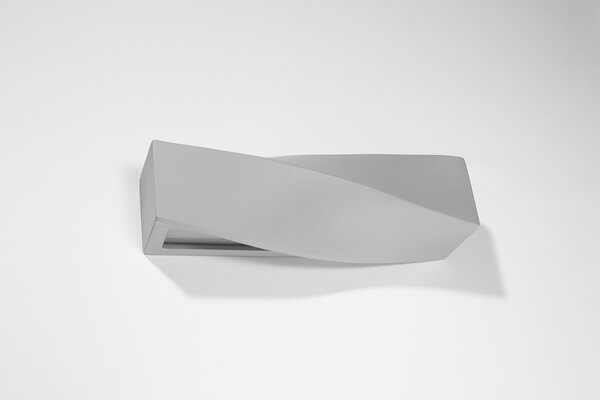 Sollux Lighting Wandleuchte Keramik SIGMA Grau - 1x E27 Fassung - max. 1x60W - exkl. LED's Sollux Lighting Wandleuchte Keramik SIGMA Grau - 1x E27 Fassung - max. 1x60W - exkl. LED's