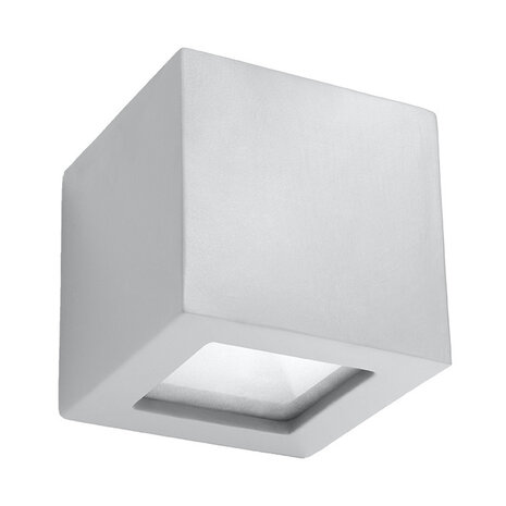 Sollux Lighting Wandleuchte Keramik LEO Grau - 1x E27 Fassung - max. 60W - exkl. LED's Sollux Lighting Wandleuchte Keramik LEO Grau - 1x E27 Fassung - max. 60W - exkl. LED's