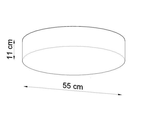 Sollux Lighting Deckenspot ARENA 55 Schwarz - 4x E27 Fassung - max. 4x60W - exkl. LED's