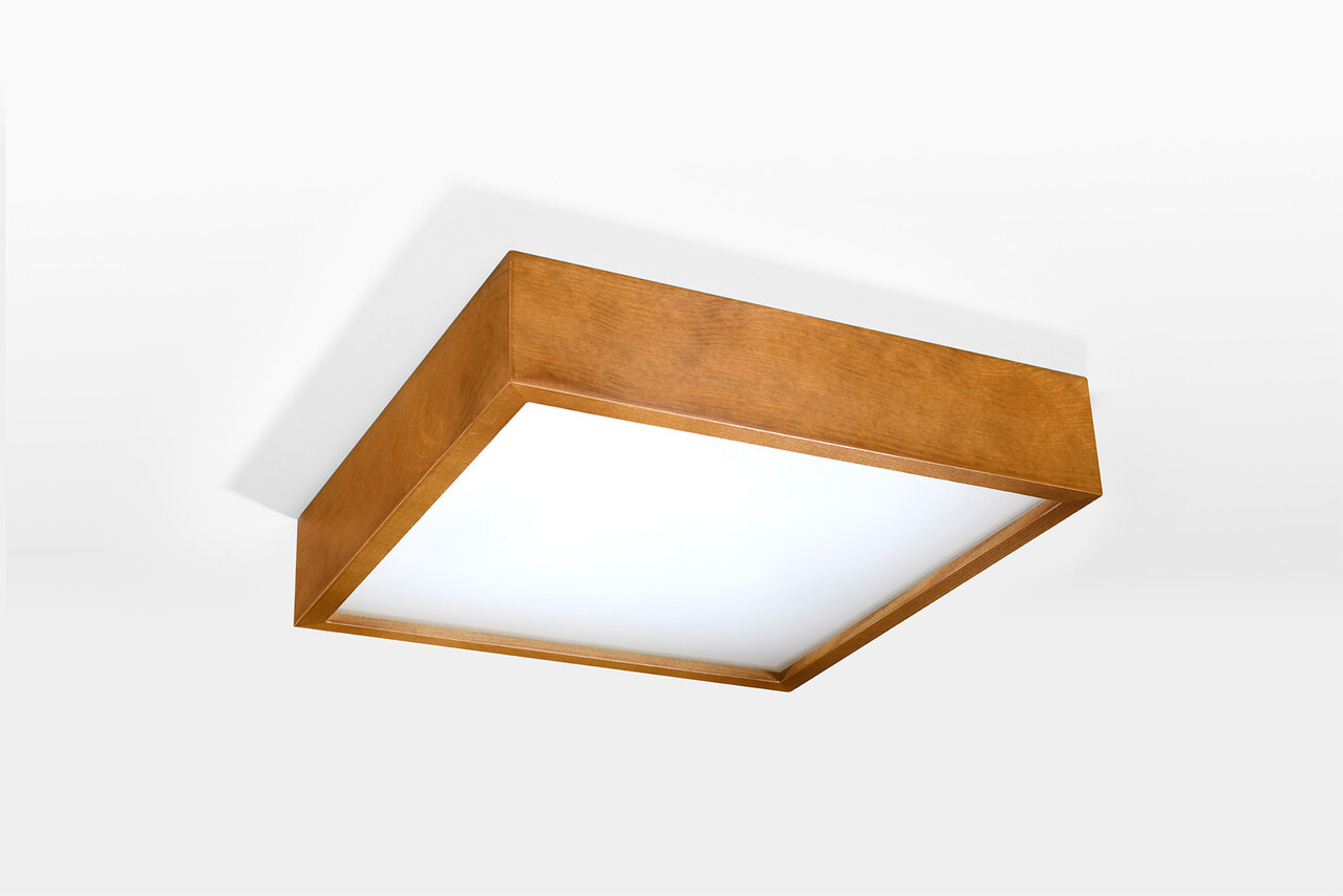 Sollux Lighting Deckenspot MADERA 385 Eiche - 3x E27 Fassung - max. 3x60W - exkl. LED's
