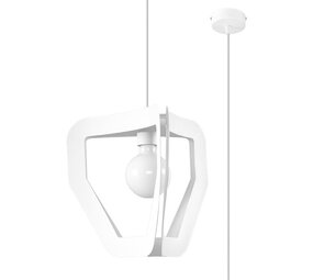 Sollux Lighting Hängeleuchte TRES Weiß - 1x E27 Fassung - max. 60W - exkl. LED's Sollux Lighting Hängeleuchte TRES Weiß - 1x E27 Fassung - max. 60W - exkl. LED's