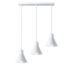 Sollux Lighting Hängeleuchte TALEJA 3 Weiß - 3x E27 Fassung - max. 3x60W - exkl. LED's Sollux Lighting Hängeleuchte TALEJA 3 Weiß - 3x E27 Fassung - max. 3x60W - exkl. LED's