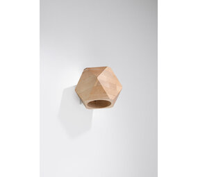 Sollux Lighting Wandleuchte WOODY Holz Natur - 1x GU10 Fassung - max. 40W - exkl. LED's Sollux Lighting Wandleuchte WOODY Holz Natur - 1x GU10 Fassung - max. 40W - exkl. LED's