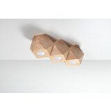 Sollux Lighting Deckenspot WOODY 3 Holz Natur - 3x GU10 Fassung - max. 3x40W - exkl. LED's Sollux Lighting Deckenspot WOODY 3 Holz Natur - 3x GU10 Fassung - max. 3x40W - exkl. LED's