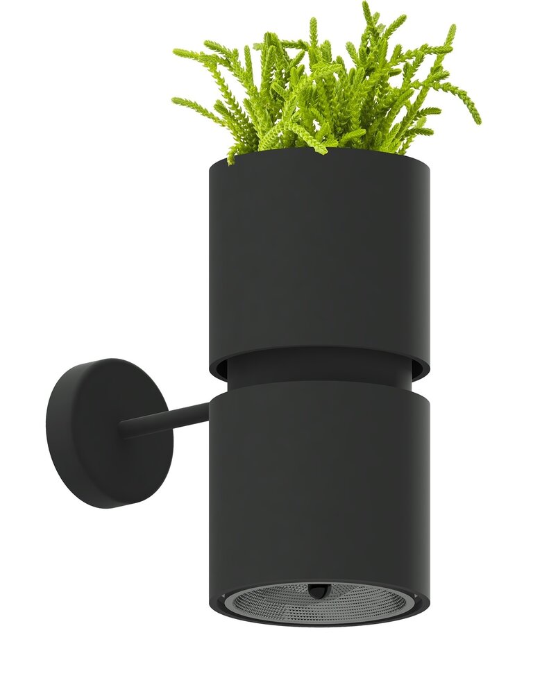 Sollux Lighting Wandleuchte KUKKIA Schwarz - 1x GU10 / ES111 Fassung - max. 40W - exkl. LED's Sollux Lighting Wandleuchte KUKKIA Schwarz - 1x GU10 / ES111 Fassung - max. 40W - exkl. LED's