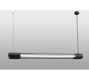Sollux Lighting Hängeleuchte VALO Schwarz - 1x T8 Fassung - max. 14W - exkl. LED's