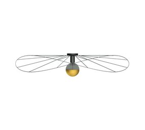 Sollux Lighting Wandleuchte / Deckenspot ESKOLA 110 Schwarz - 1x E27 Fassung - max. 60W - exkl. LED's Sollux Lighting Wandleuchte / Deckenspot ESKOLA 110 Schwarz - 1x E27 Fassung - max. 60W - exkl. LED's