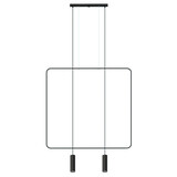 Sollux Lighting Hängeleuchte RANA 2 Schwarz - 2x GU10 Fassung - max. 2x40W - exkl. LED's