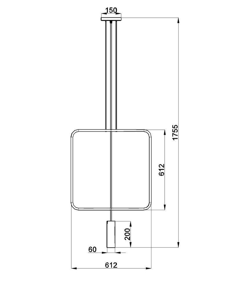Sollux Lighting Hängeleuchte RANA 1 Schwarz - 1x GU10 Fassung - max. 40W - exkl. LED's Sollux Lighting Hängeleuchte RANA 1 Schwarz - 1x GU10 Fassung - max. 40W - exkl. LED's