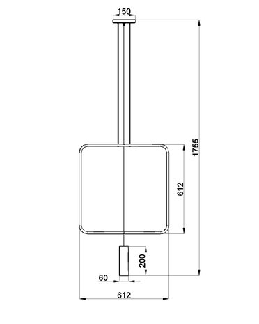 Sollux Lighting Hängeleuchte RANA 1 Schwarz - 1x GU10 Fassung - max. 40W - exkl. LED's Sollux Lighting Hängeleuchte RANA 1 Schwarz - 1x GU10 Fassung - max. 40W - exkl. LED's