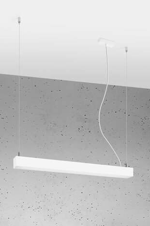 Sollux Lighting Hängeleuchte PINNE 67 Weiß - 17W - 3179Lm - 4000K Neutralweiß Sollux Lighting Hängeleuchte PINNE 67 Weiß - 17W - 3179Lm - 4000K Neutralweiß