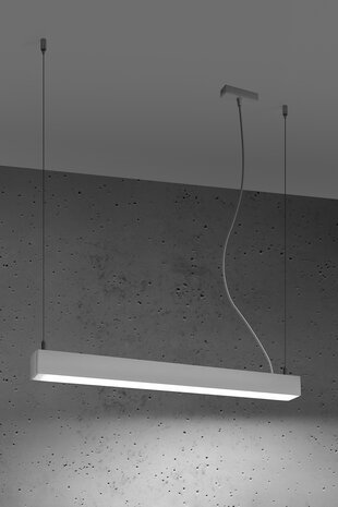 Sollux Lighting Hängeleuchte PINNE 67 Weiß - 17W - 3179Lm - 4000K Neutralweiß Sollux Lighting Hängeleuchte PINNE 67 Weiß - 17W - 3179Lm - 4000K Neutralweiß