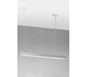 Sollux Lighting Hängeleuchte PINNE 90 Grau - 25W - 4600Lm - 3000K Warmweiß Sollux Lighting Hängeleuchte PINNE 90 Grau - 25W - 4600Lm - 3000K Warmweiß