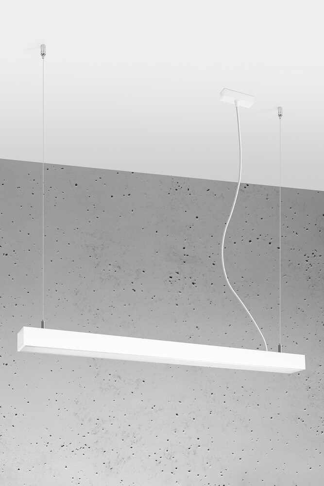Sollux Lighting Hängeleuchte PINNE 90 Weiß - 25W - 4600Lm - 4000K Neutralweiß Sollux Lighting Hängeleuchte PINNE 90 Weiß - 25W - 4600Lm - 4000K Neutralweiß