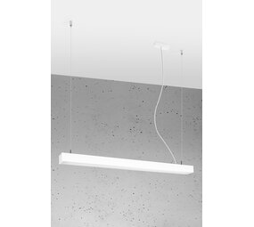 Sollux Lighting Hängeleuchte PINNE 90 Weiß - 25W - 4600Lm - 4000K Neutralweiß Sollux Lighting Hängeleuchte PINNE 90 Weiß - 25W - 4600Lm - 4000K Neutralweiß