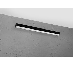 Sollux Lighting Wandleuchte PINNE 90 Schwarz - 25W - 4600Lm - 3000K Warmweiß Sollux Lighting Wandleuchte PINNE 90 Schwarz - 25W - 4600Lm - 3000K Warmweiß