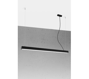 Sollux Lighting Hängeleuchte PINNE 117 Schwarz - 31W - 5100Lm - 4000K Neutralweiß