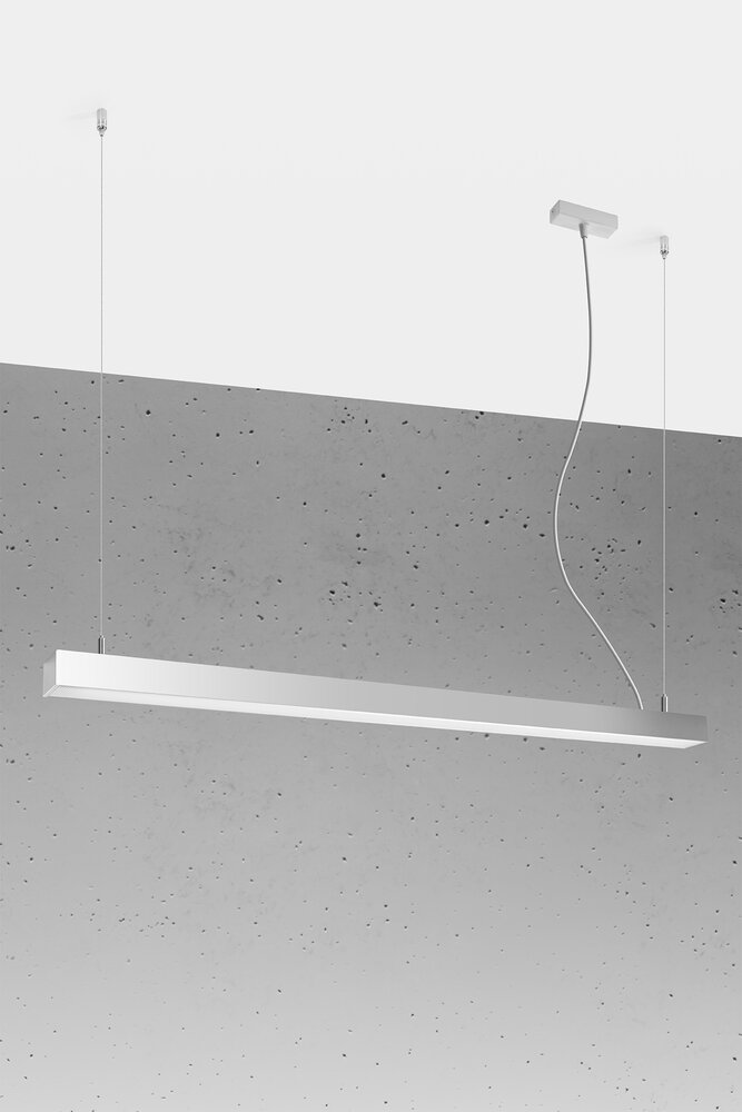 Sollux Lighting Hängeleuchte PINNE 117 Grau - 31W - 5100Lm - 4000K Neutralweiß Sollux Lighting Hängeleuchte PINNE 117 Grau - 31W - 5100Lm - 4000K Neutralweiß