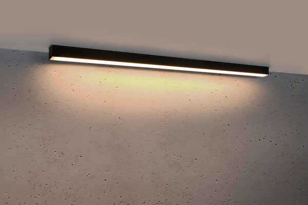 Sollux Lighting Deckenspot PINNE 117 Schwarz - 31W - 5100Lm - 3000K Warmweiß Sollux Lighting Deckenspot PINNE 117 Schwarz - 31W - 5100Lm - 3000K Warmweiß