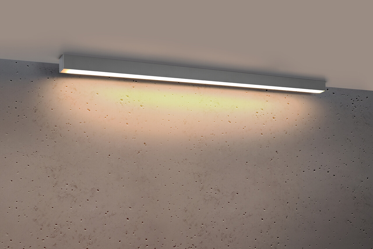 Sollux Lighting Deckenspot PINNE 117 Grau - 31W - 5100Lm - 3000K Warmweiß Sollux Lighting Deckenspot PINNE 117 Grau - 31W - 5100Lm - 3000K Warmweiß