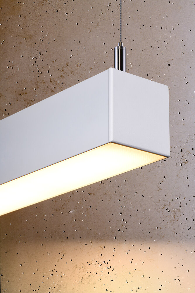 Sollux Lighting Hängeleuchte PINNE 150 Weiß - 39W - 7200Lm - 3000K Warmweiß Sollux Lighting Hängeleuchte PINNE 150 Weiß - 39W - 7200Lm - 3000K Warmweiß