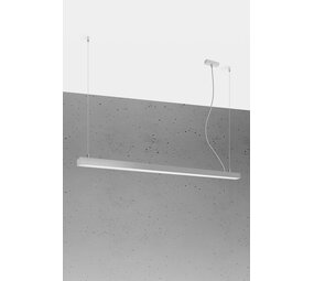 Sollux Lighting Hängeleuchte PINNE 150 Grau - 39W - 7200Lm - 3000K Warmweiß Sollux Lighting Hängeleuchte PINNE 150 Grau - 39W - 7200Lm - 3000K Warmweiß