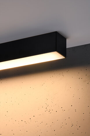 Sollux Lighting Deckenspot PINNE 150 Schwarz - 39W - 7200Lm - 3000K Warmweiß Sollux Lighting Deckenspot PINNE 150 Schwarz - 39W - 7200Lm - 3000K Warmweiß