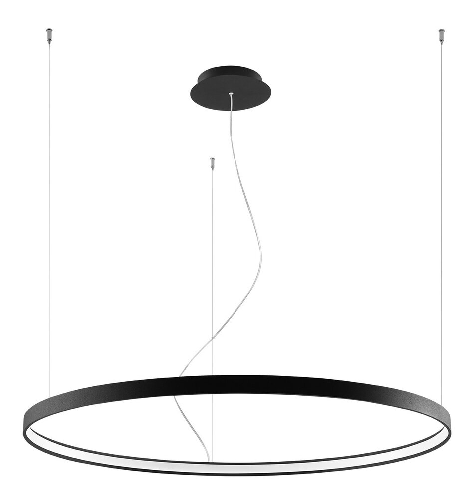 Sollux Lighting Kronleuchter RIO 110 Schwarz - 70W - 7820Lm - 3000K Warmweiß Sollux Lighting Kronleuchter RIO 110 Schwarz - 70W - 7820Lm - 3000K Warmweiß