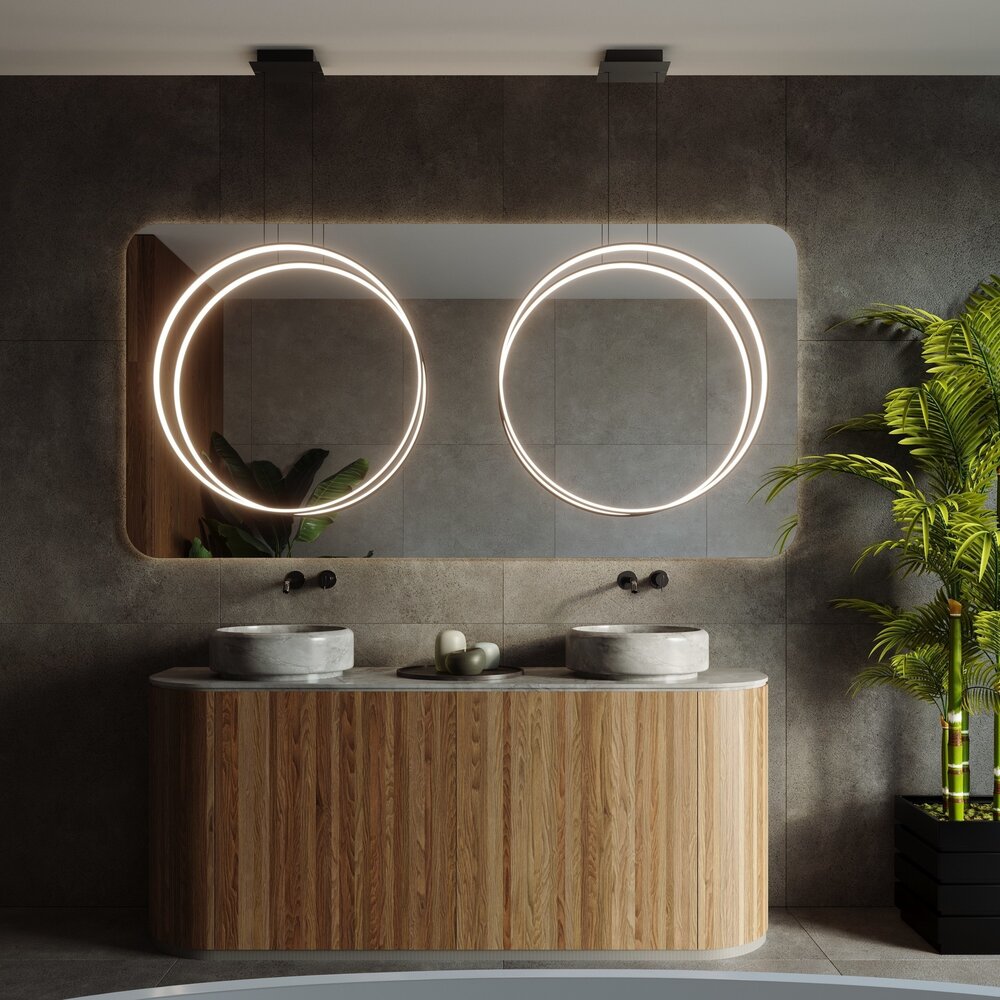 Sollux Lighting Hängeleuchte RIO 55 Schwarz - 30W - 3870Lm - 3000K Warmweiß Sollux Lighting Hängeleuchte RIO 55 Schwarz - 30W - 3870Lm - 3000K Warmweiß