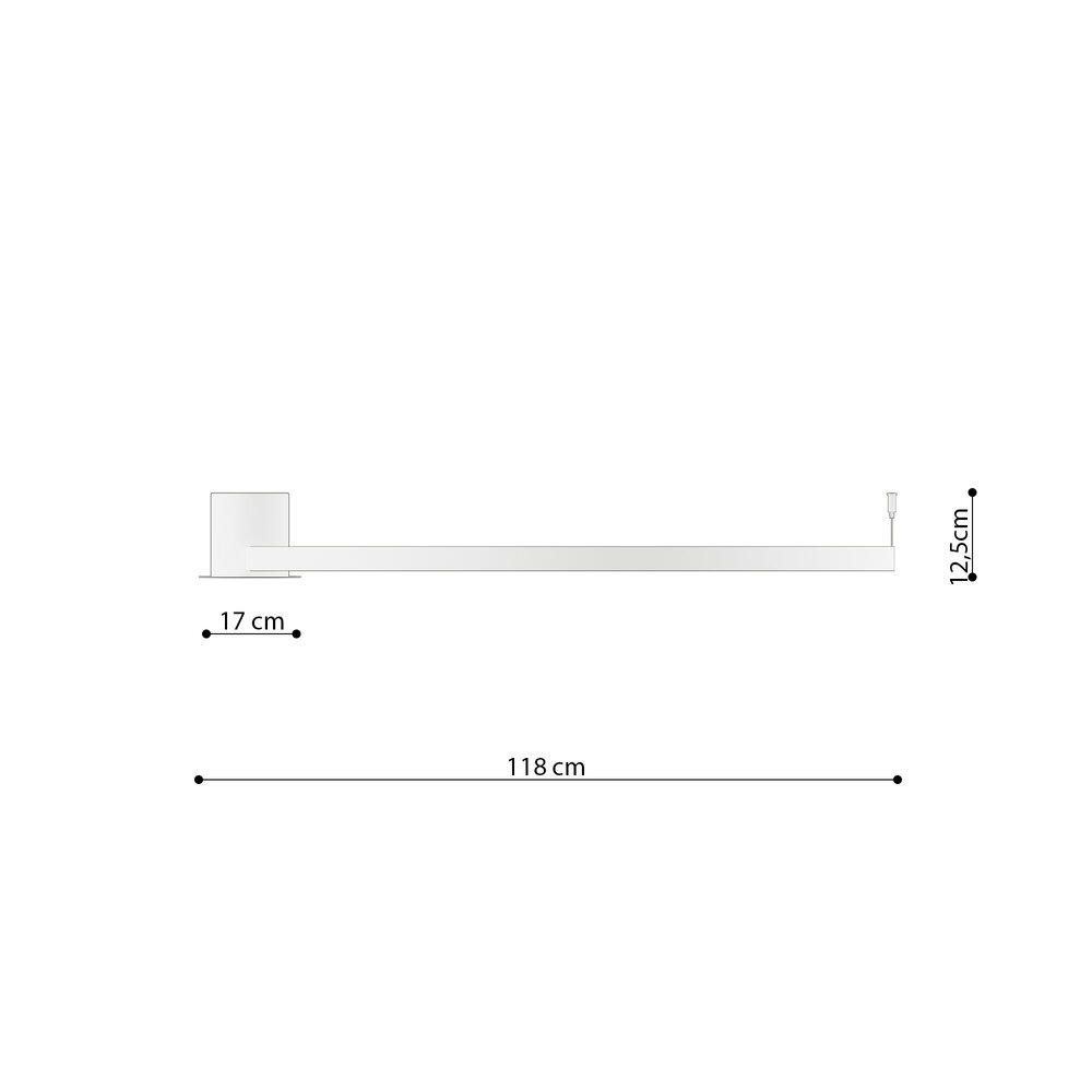 Sollux Lighting Deckenspot RIO 110 Weiß - 70W - 7820Lm - 3000K Warmweiß Sollux Lighting Deckenspot RIO 110 Weiß - 70W - 7820Lm - 3000K Warmweiß