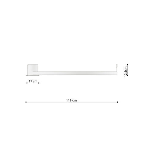 Sollux Lighting Deckenspot RIO 110 Weiß - 70W - 7820Lm - 3000K Warmweiß Sollux Lighting Deckenspot RIO 110 Weiß - 70W - 7820Lm - 3000K Warmweiß