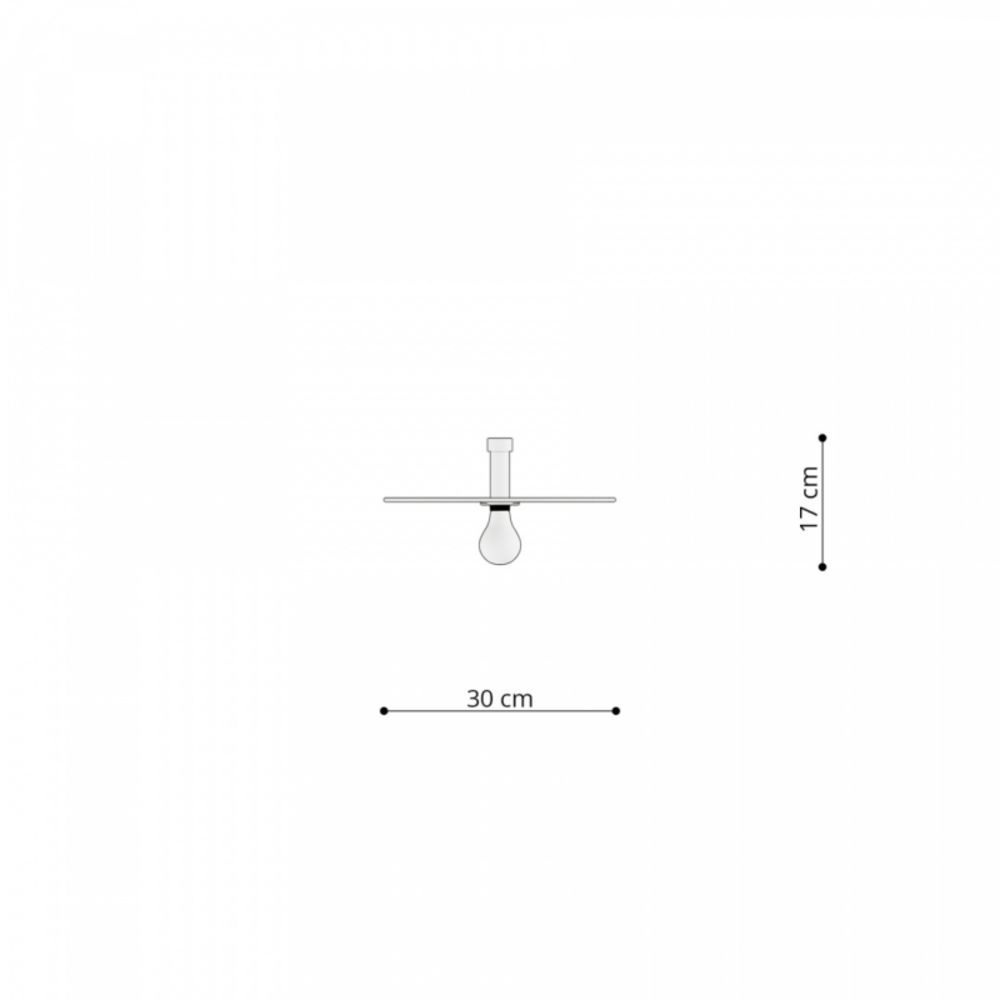 Sollux Lighting Wandleuchte / Deckenspot SIRKEL 30 Schwarz - 1x E27 Fassung - max. 60W - exkl. LED's Sollux Lighting Wandleuchte / Deckenspot SIRKEL 30 Schwarz - 1x E27 Fassung - max. 60W - exkl. LED's