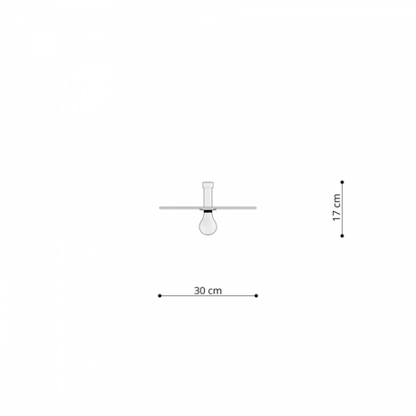 Sollux Lighting Wandleuchte / Deckenspot SIRKEL 30 Schwarz - 1x E27 Fassung - max. 60W - exkl. LED's Sollux Lighting Wandleuchte / Deckenspot SIRKEL 30 Schwarz - 1x E27 Fassung - max. 60W - exkl. LED's