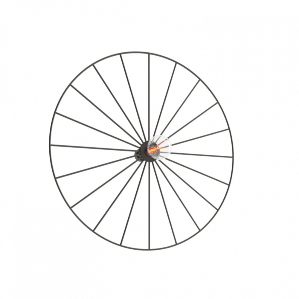 Sollux Lighting Wandleuchte / Deckenspot SIRKEL 45 Schwarz - 1x E27 Fassung - max. 60W - exkl. LED's Sollux Lighting Wandleuchte / Deckenspot SIRKEL 45 Schwarz - 1x E27 Fassung - max. 60W - exkl. LED's