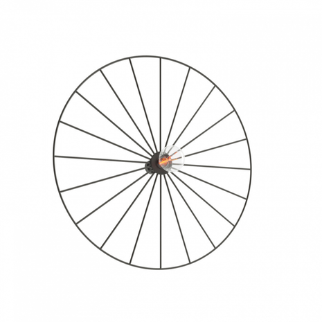 Sollux Lighting Wandleuchte / Deckenspot SIRKEL 45 Schwarz - 1x E27 Fassung - max. 60W - exkl. LED's Sollux Lighting Wandleuchte / Deckenspot SIRKEL 45 Schwarz - 1x E27 Fassung - max. 60W - exkl. LED's
