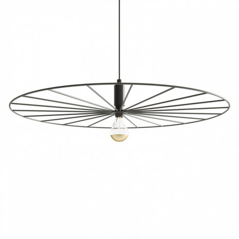 Sollux Lighting Hängeleuchte SIRKEL 60 Schwarz - 1x E27 Fassung - max. 60W - exkl. LED's Sollux Lighting Hängeleuchte SIRKEL 60 Schwarz - 1x E27 Fassung - max. 60W - exkl. LED's