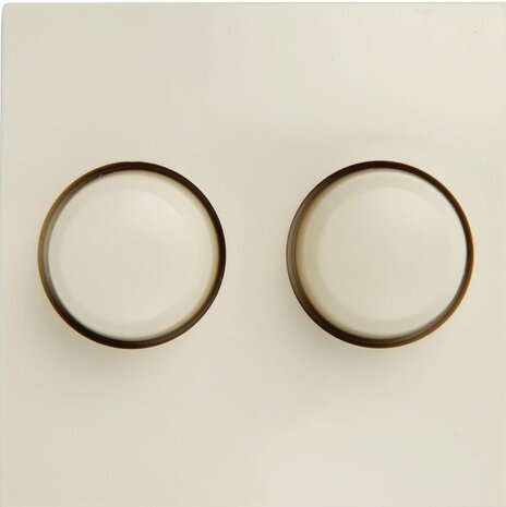LCB Duo Abdeckung BERKER S1 - für Dimmer - inkl. Drehknöpfe - Creme LCB Duo Abdeckung BERKER S1 - für Dimmer - inkl. Drehknöpfe - Creme