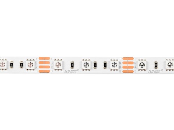 Led line: Erstklassiges Lichtdesign LED Leuchtband 5m - 300 SMD3528 - RGB - 14,4W - 12V