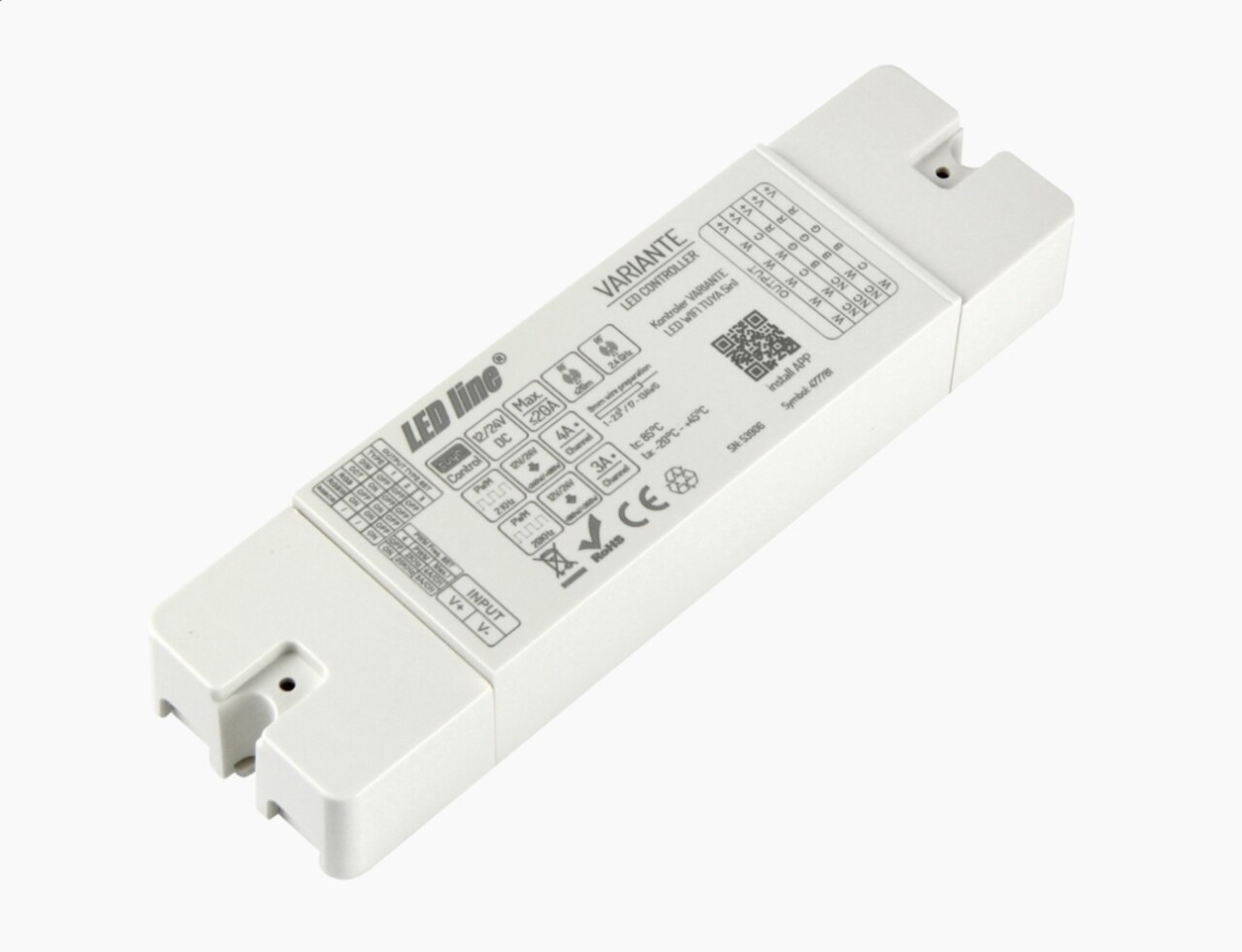 LED line LED Controller WLAN - 5 in 1 - RGBW - 3CCT - 12V/24V - dimmbar LED line LED Controller WLAN - 5 in 1 - RGBW - 3CCT - 12V/24V - dimmbar