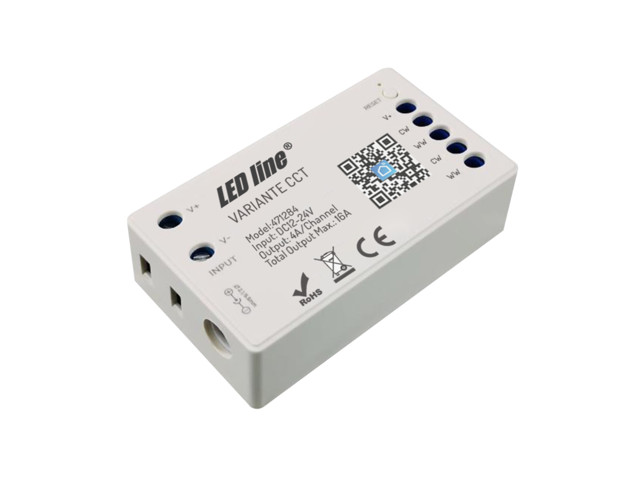 Led line: Erstklassiges Lichtdesign LED Controller WLAN - 12V/24V DC - CCT Led line: Erstklassiges Lichtdesign LED Controller WLAN - 12V/24V DC - CCT
