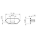 LED line Endkappe für Aluminiumprofile - Weiß LED line Endkappe für Aluminiumprofile - Weiß
