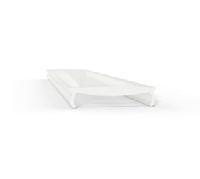 Led line Abdeckkappe Opal für Aluminiumprofile - 2020mm