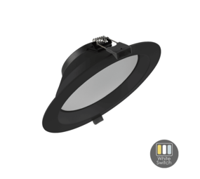 LED Einbauspot ORTHO - 15W - Sägegröße Ø170 - White switch - Schwarz LED Einbauspot ORTHO - 15W - Sägegröße Ø170 - White switch - Schwarz