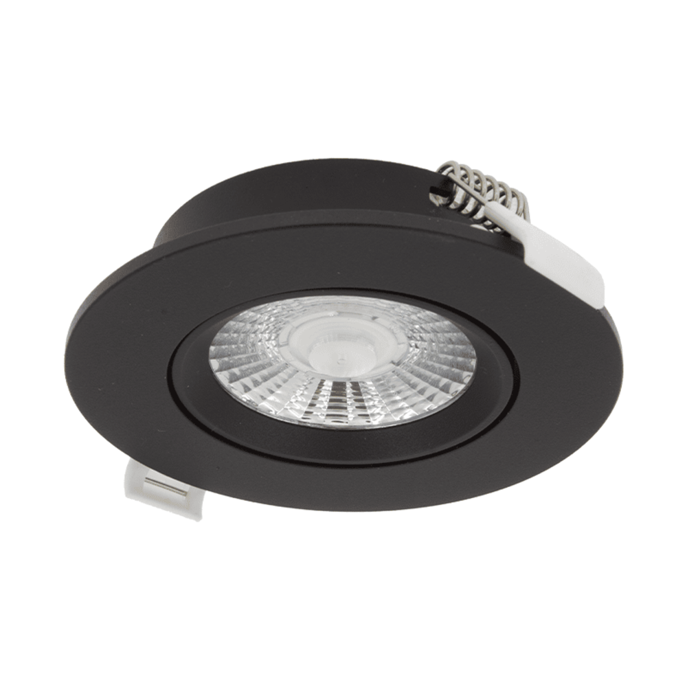 LED Einbauspot HYDRA - 6W - 3000K Warmweiß - dimmbar - Schwarz LED Einbauspot HYDRA - 6W - 3000K Warmweiß - dimmbar - Schwarz