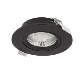 LED Einbauspot HYDRA - 6W - 3000K Warmweiß - dimmbar - Schwarz LED Einbauspot HYDRA - 6W - 3000K Warmweiß - dimmbar - Schwarz