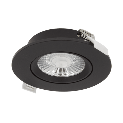 LED Einbauspot HYDRA - 6W - 3000K Warmweiß - dimmbar - Schwarz LED Einbauspot HYDRA - 6W - 3000K Warmweiß - dimmbar - Schwarz
