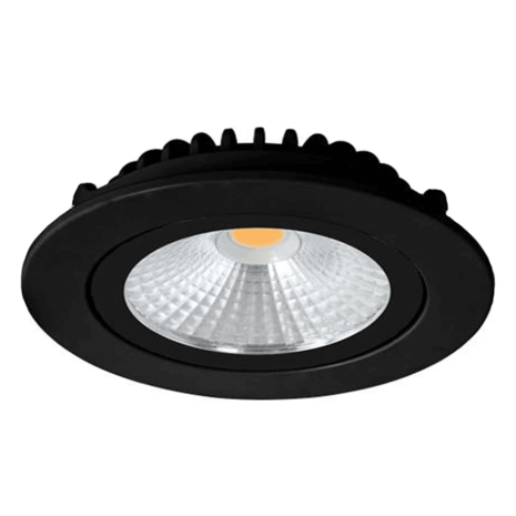 LCB LED-Beleuchtung Innovatives Design, hochwertige Technik & schnelle Lieferung! LED Einbauspot Schwarz - 5W dimmbar - Sägegröße 75mm Außengröße 85mm