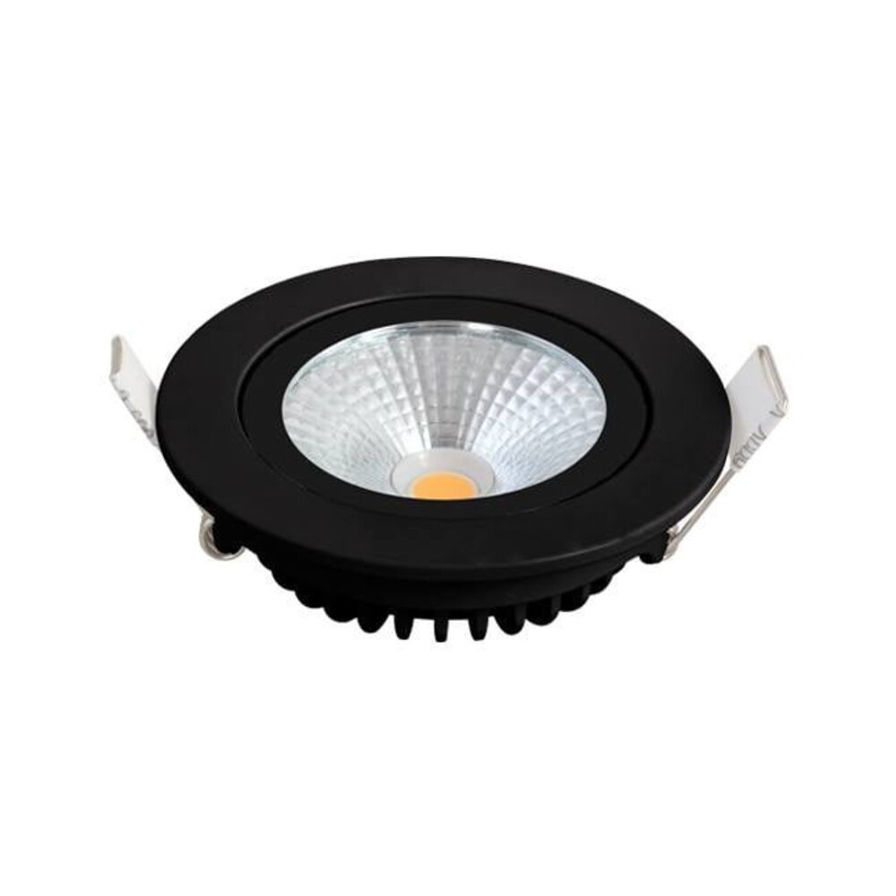 LCB LED-Beleuchtung Innovatives Design, hochwertige Technik & schnelle Lieferung! LED Einbauspot Schwarz - 5W dimmbar - Sägegröße 75mm Außengröße 85mm