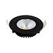 LCB LED-Beleuchtung Innovatives Design, hochwertige Technik & schnelle Lieferung! LED Einbauspot Schwarz - 5W dimmbar - Sägegröße 75mm Außengröße 85mm
